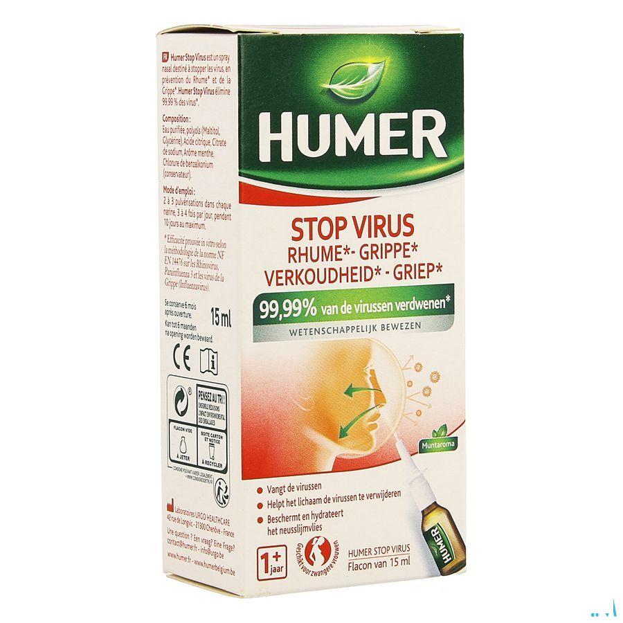 Humer Stop Virus Neusspray 15 ml  -  Urgo Healthcare