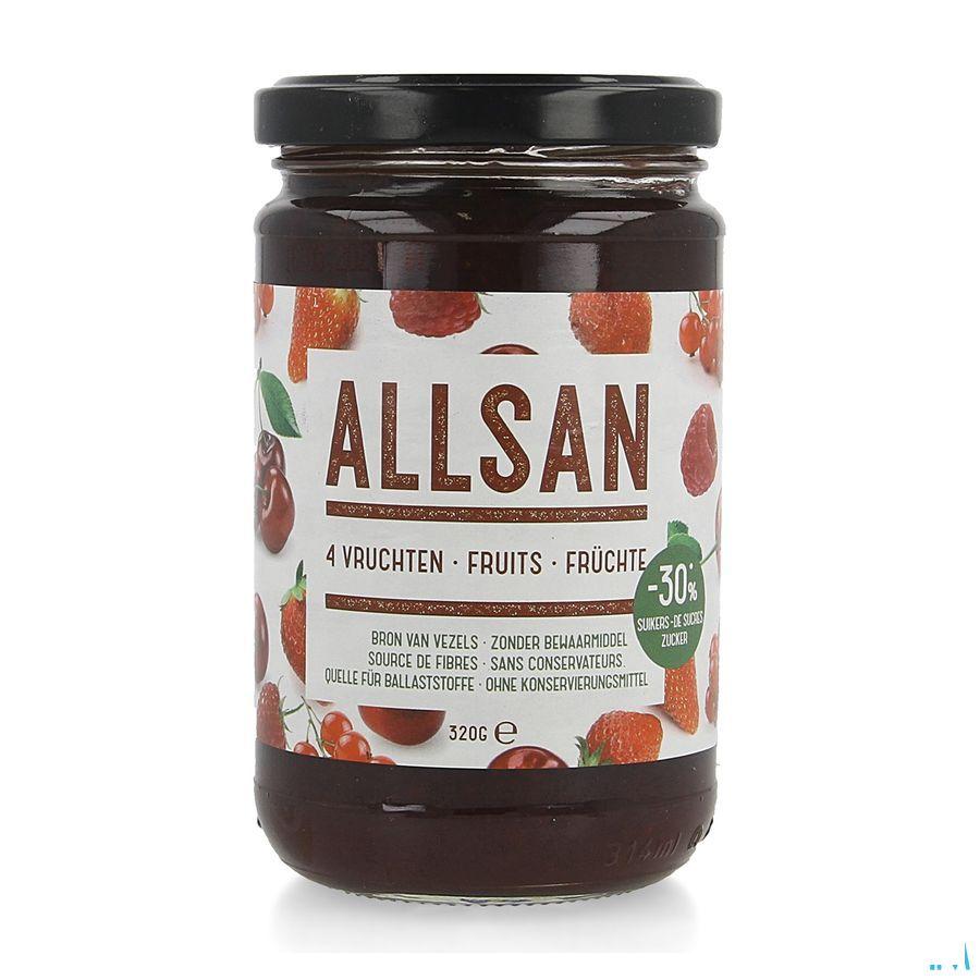 Allsan Broddbeleg 4 Vruchten 320 gr  -  Revogan