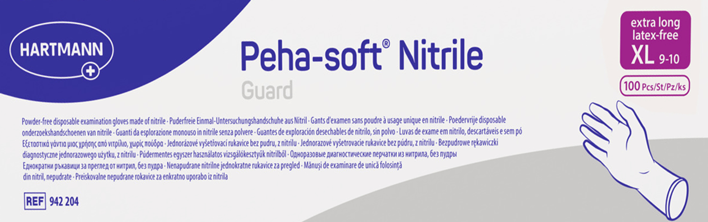 Peha Soft Handschoen Nitrile Guard Xl 100 9422044