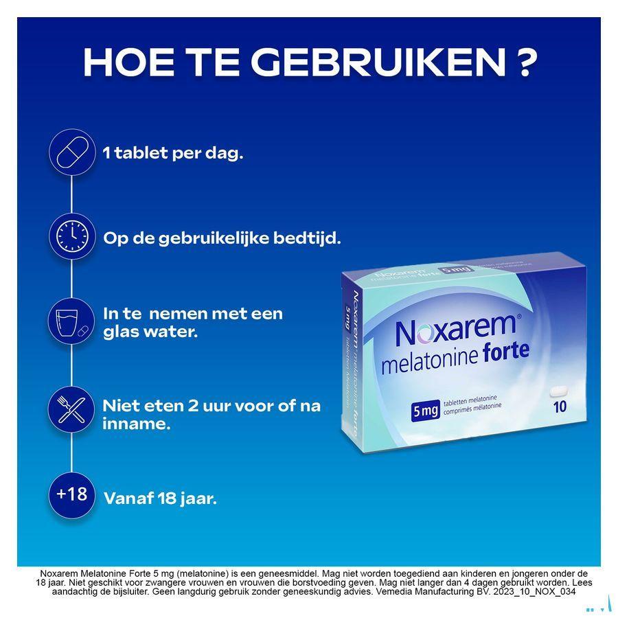 Noxarem Melatonine Forte 5Mg Comp 10