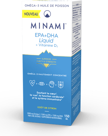Minami Epa+Dha Liquid + Vit D3 Fl 150ml  -  Nestle