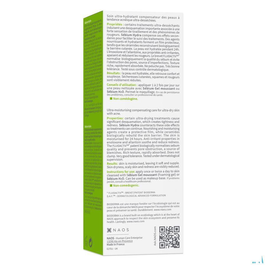 Bioderma Sebium Hydra 40 ml