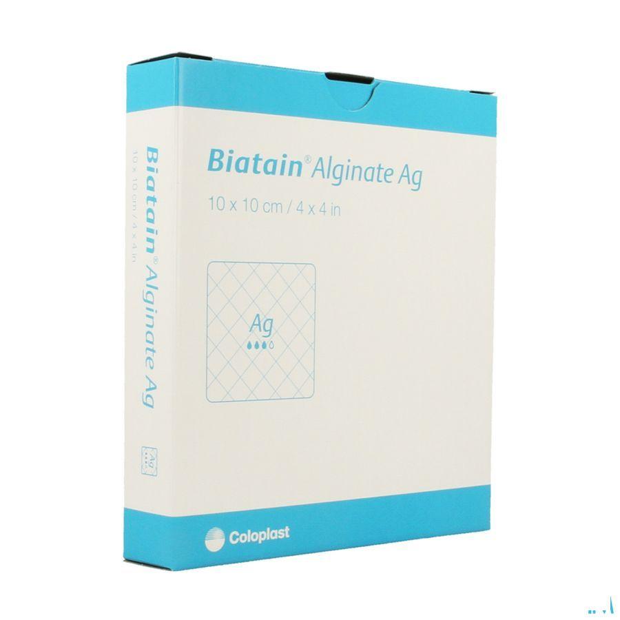 Biatain Alginate Ag Ster 10cmx10cm 10 3760  -  Coloplast