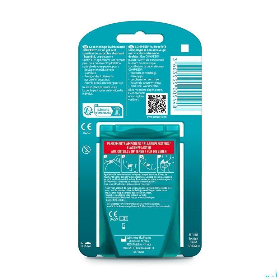 Compeed Blaren Op Tenen Verband Extra Klein 8