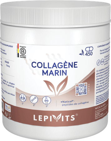 Lepivits Marine Collagen Pack Pot Caps 450  -  Lepivits