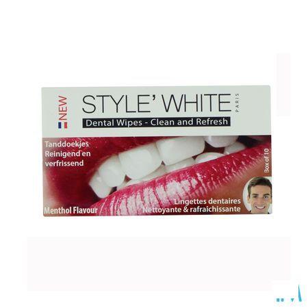 Style White Tanddoekjes Reinigend Verfrissend 10