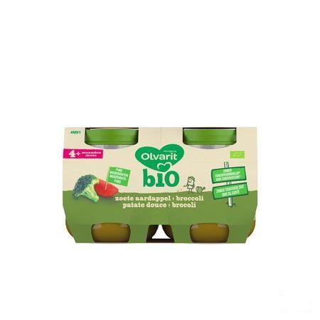 Olvarit Bio Patate Douce Broccoli 4M 2X125G  -  Nutricia