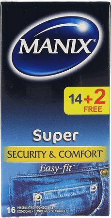 Manix Super Condoms 14 +2