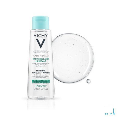 Vichy Pt Micellair Water Vette Gemengde Huid 200 ml  -  Vichy