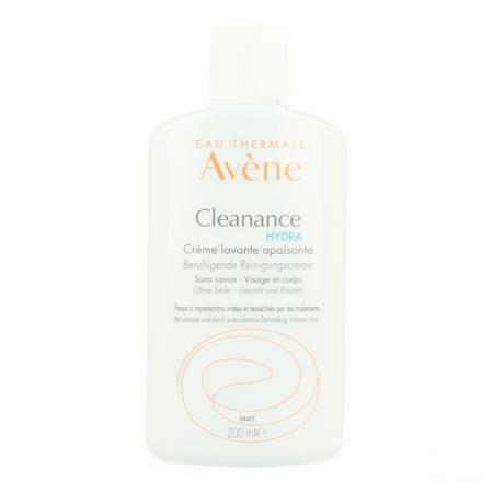Avene Cleanance Hydra Wascreme Verzachtend 200 ml  -  Avene
