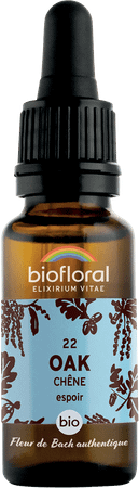 Fleurs De Bach 22 Oak Chene Bio 20 ml Demeter  -  Pranarom