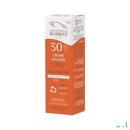 Alga Maris Creme Solaire Visage Ip30 50 ml  -  Lab. De Biarritz