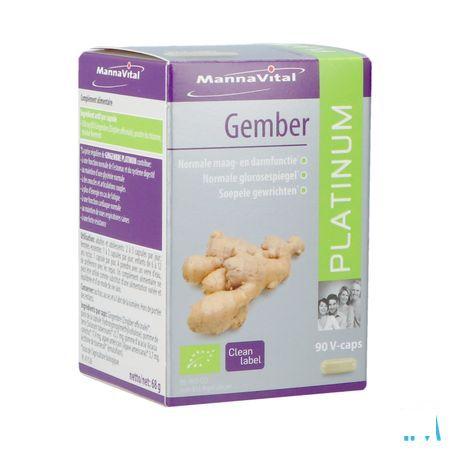 Mannavital Gember Platinum Caps 60