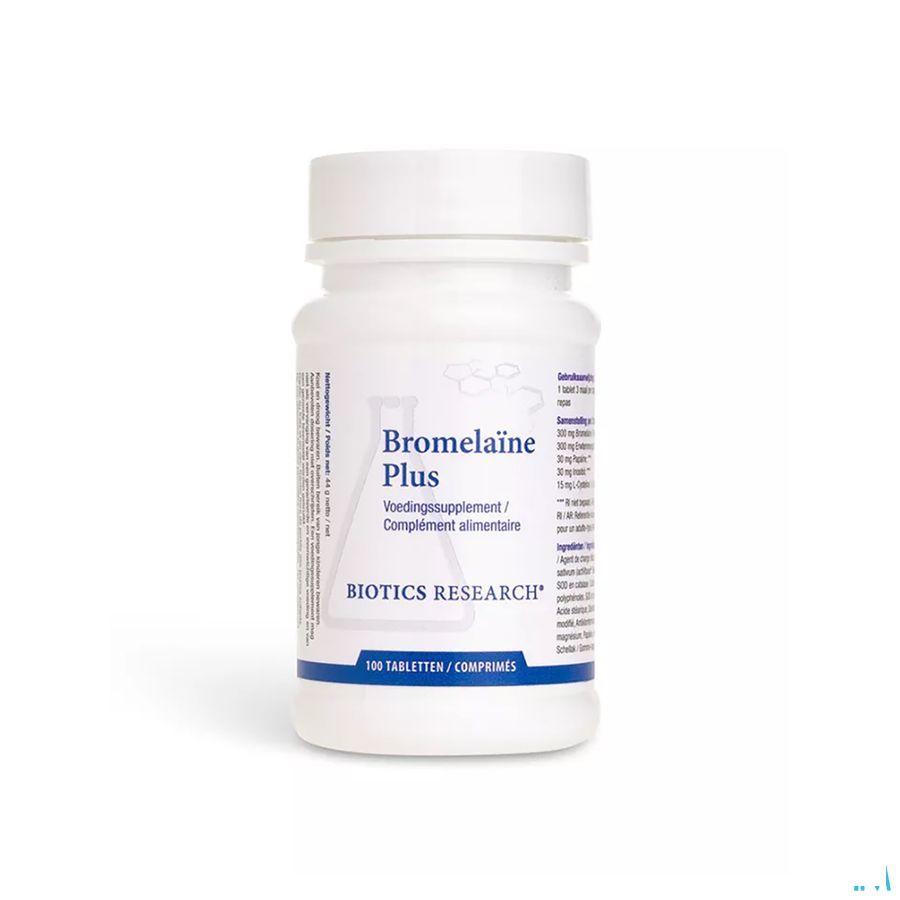 Biotics Bromelaïne Plus 100 tabletten  -  Energetica Natura