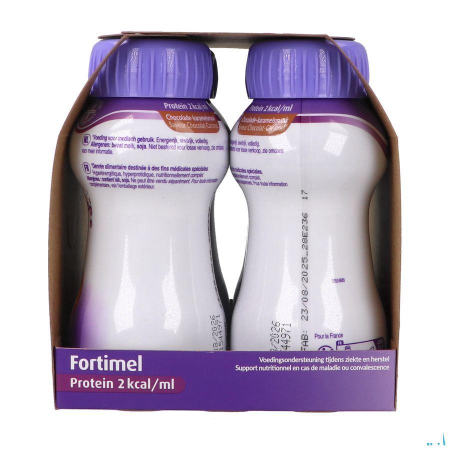 Fortimel Protein 2Kcal Karamel & Chocolade 4X200 ml