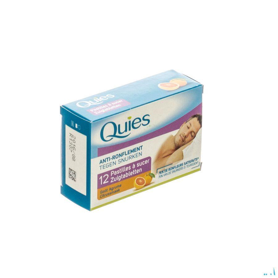 Quies Tegen Snurken Citrus Zuigpast 12  -  Quies