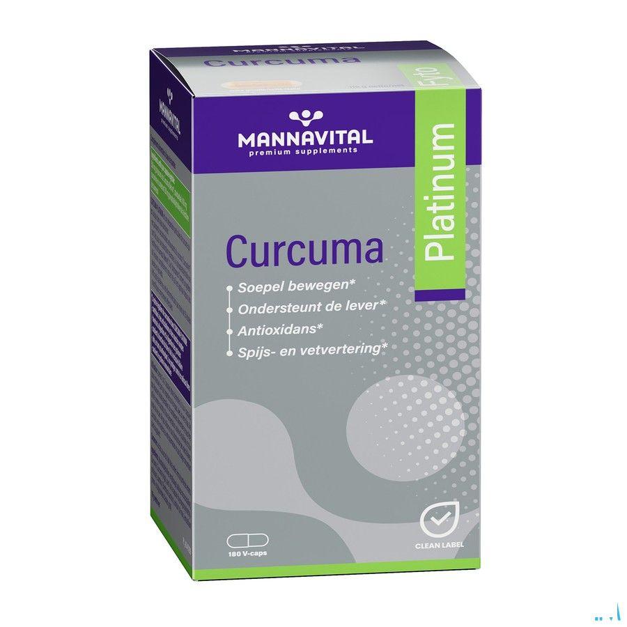 Mannavital Curcuma Platinum Caps 180