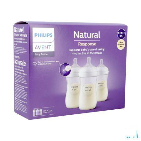 Philips Avent Natural 3.0 Zuigfles Trio 3 x 260 ml