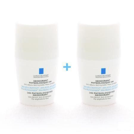 Deo Physio Roll On Duo 2x50 ml  -  La Roche-Posay