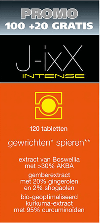J-Ixx Intense Tabl 120  -  Ixx Pharma