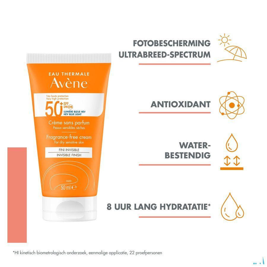 Avene Sol Ip50 + Creme Sans Parfum 50 ml  -  Avene
