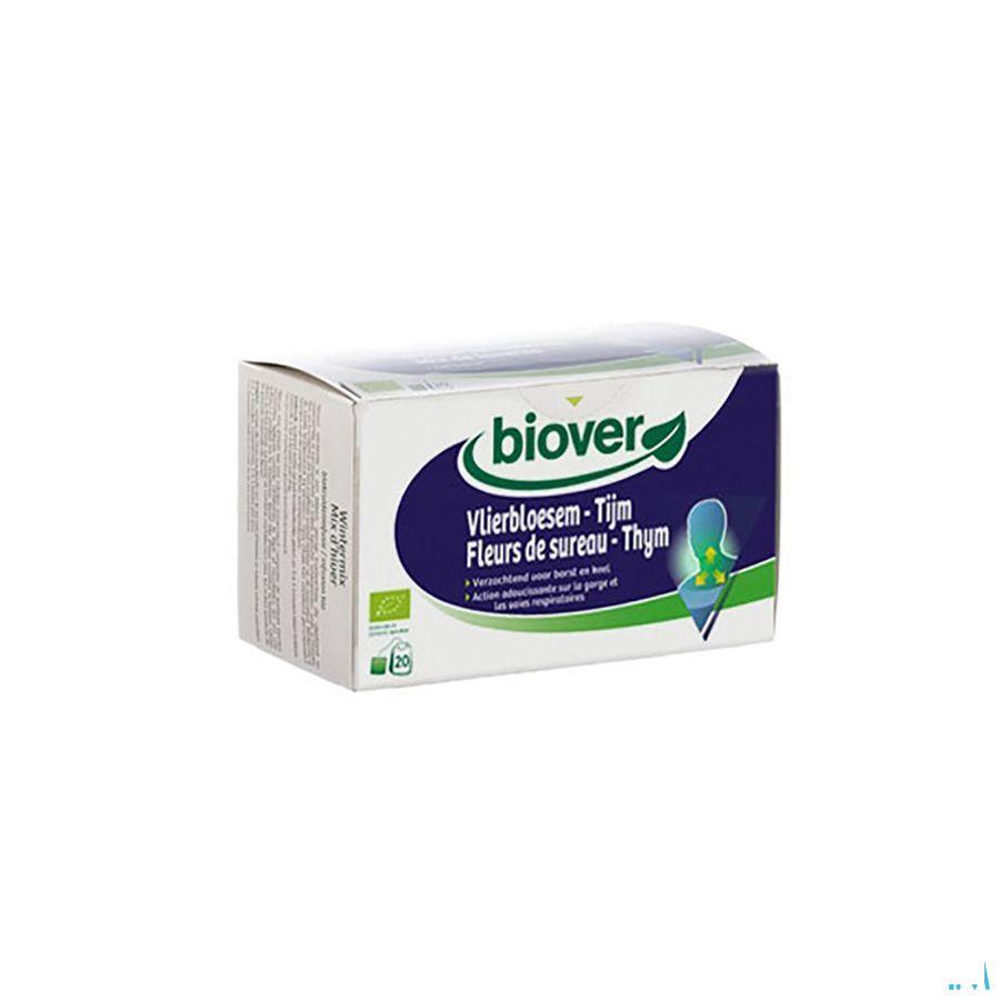 Fleurs De Sureau-thym Infusettes 20x36g  -  Biover