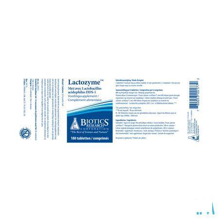 Biotics Lactozyme 180 tabletten  -  Energetica Natura