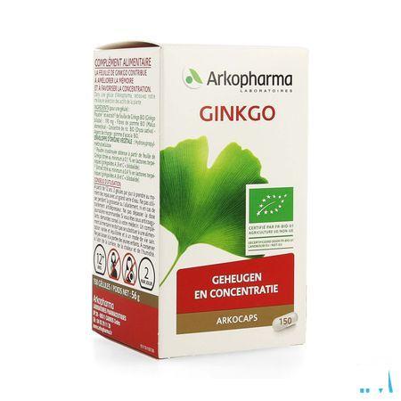 Arkocaps Ginkgo Bio Capsule 150  -  Arkopharma