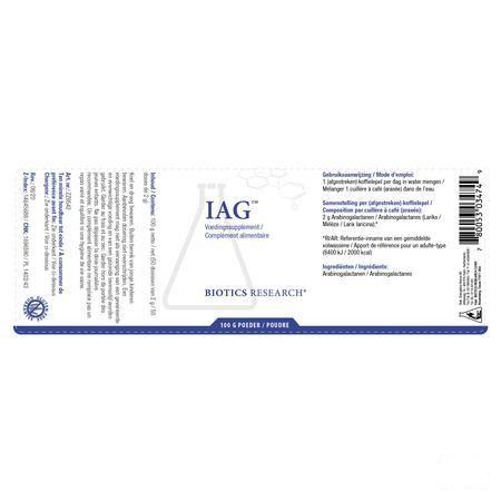 Biotics IAG (Immuno Arabinogalactanen) 100 mg  -  Energetica Natura