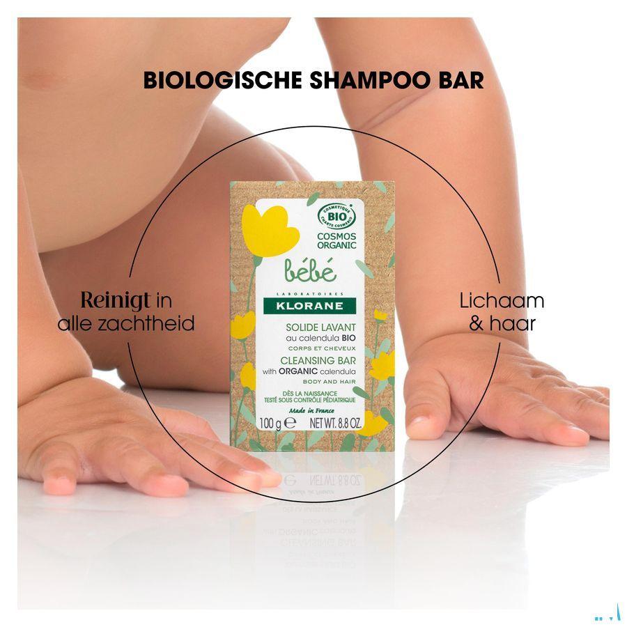 Klorane Bb Shampoobar Lichaam&Haar 100g