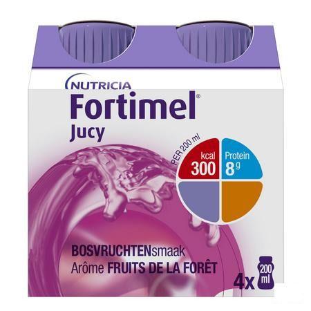Fortimel Jucy Bosvruchtensmaak 4X200  ml 155620  -  Nutricia
