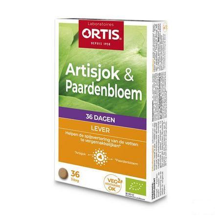 Ortis Artichaut-pissenlit Bio Comprimes 2x18  -  Ortis