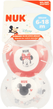 Nuk Sucettes 2 Trendline Minnie 6-18m 2  -  Eureka Pharma