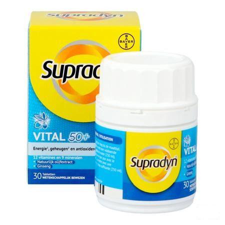 Supradyn Vital 50 + Filmomhulde tabl 30