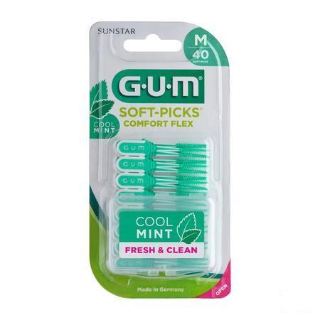 Gum Softpicks Comfort Flex Medium Mint 40