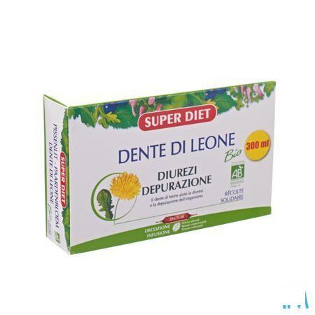 Super Diet Paardebloem Bio Ampullen 20x15 ml  -  Superdiet Laboratoires