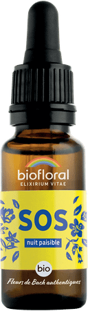 Biofloral Remede Secours Nacht Drinkb.opl Gutt20 ml  -  Pranarom