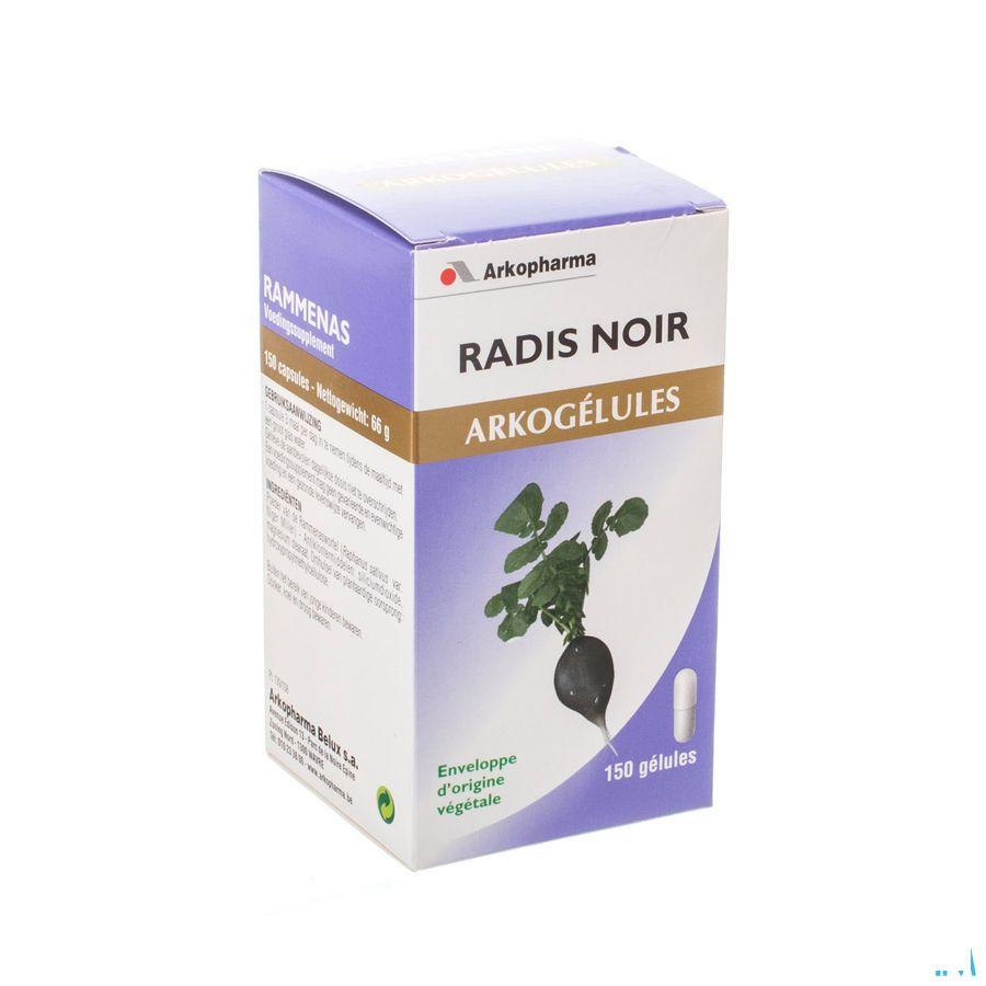 Arkogelules Radis Noir Vegetal 150  -  Arkopharma