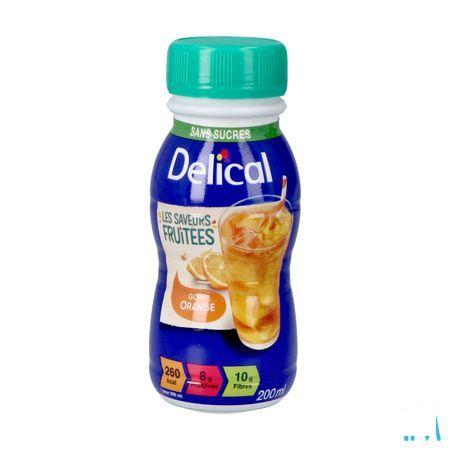 Delical Fuitdrink Z/Suiker Sinaasapp. 4X200 ml