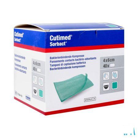 Cutimed Sorbact Cp 4X 6Cm 40 7216400