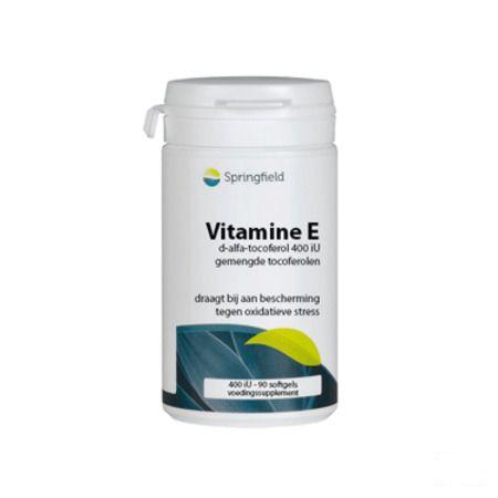 Vitamine E 400iu Springfield Softgels 90  -  Springfield Nutraceuticals