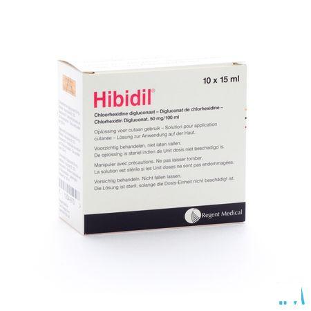 Hibidil Solution 10x15 ml Ud Bottelpack  -  Molnlycke Healthcare