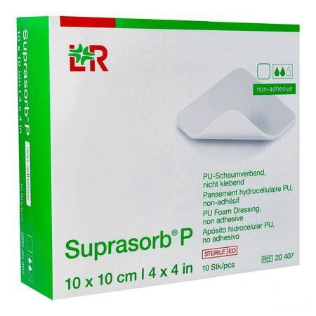 Suprasorb P Schuimverb Pu N/Adh Wcl 10,0X10,0Cm 10  -  Lohmann & Rauscher