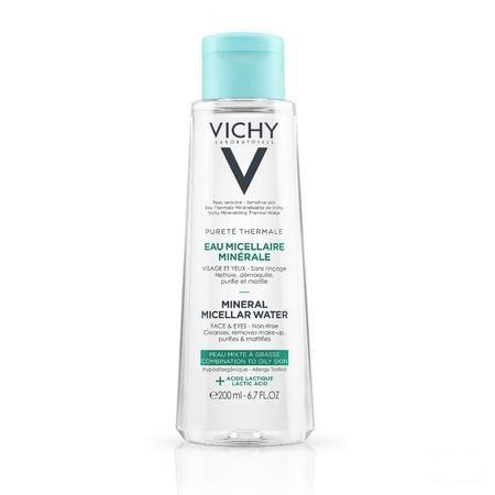 Vichy Pt Micellair Water Vette Gemengde Huid 200 ml  -  Vichy