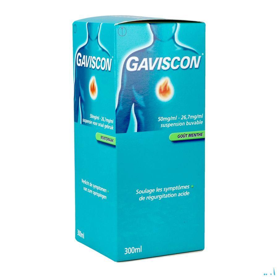 Gaviscon Menthe Munt Suspensie Drink 300 ml