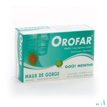 Orofar Menthe-munt Forte 36 Perles