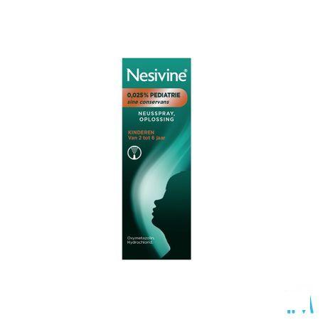 Nesivine 0,025% Sine Conserv Ped Spray Nas 10 ml