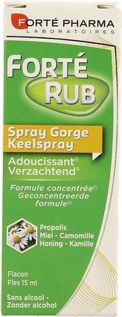 Forterub Spray Gorge Adoucissant 15 ml  -  Forte Pharma