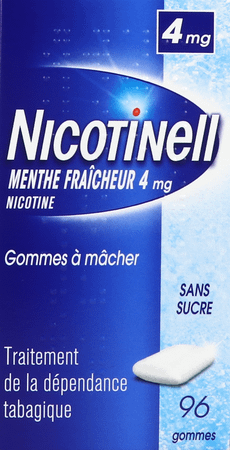 Nicotinell Cool Mint 4 mg Gommes A Macher 96