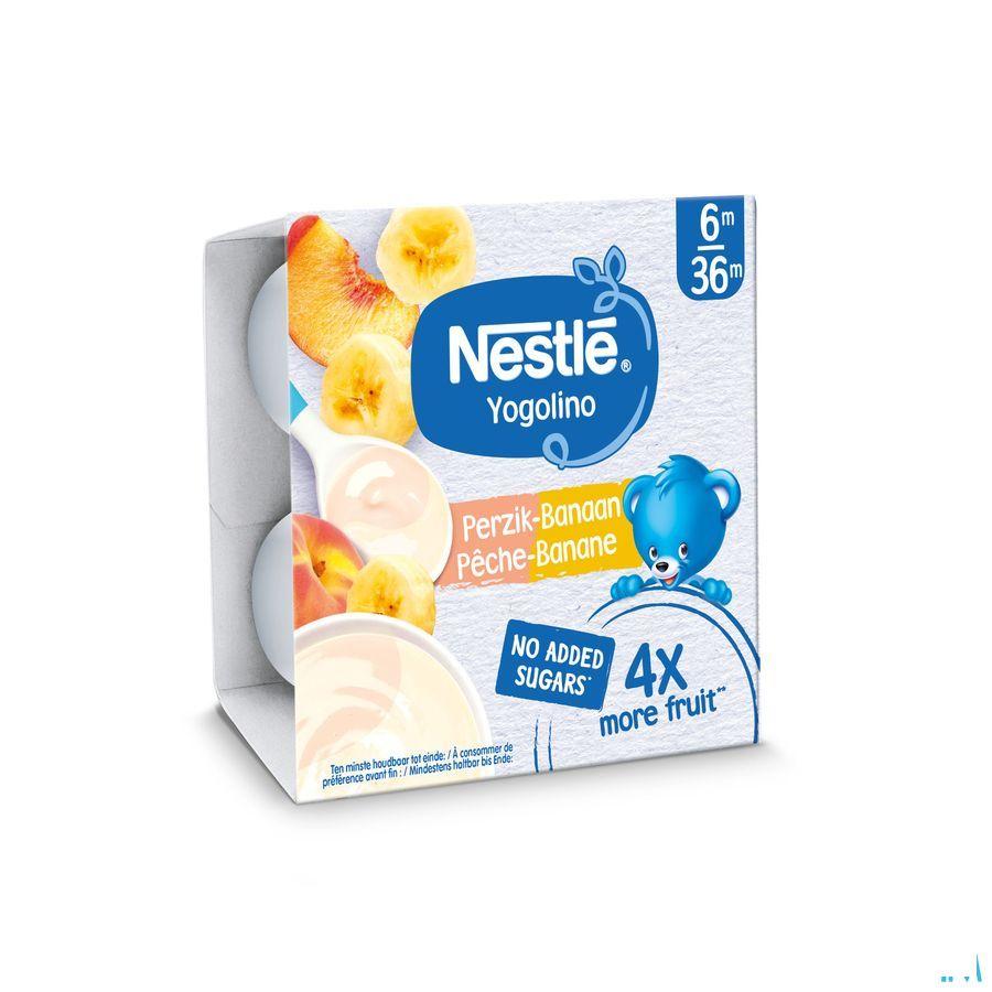Nestle Yogolino Banane Peche 4 x 90 gr